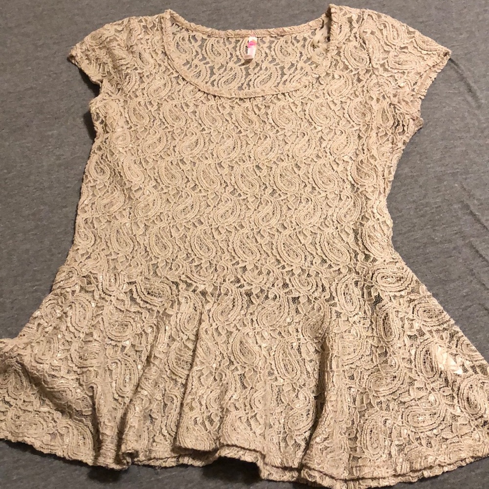 Peplum shirt